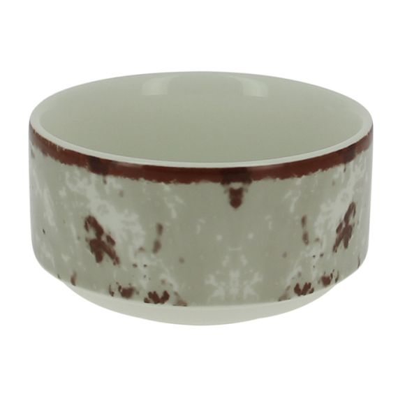 Пиала круглая штабелируемая серая 300 мл, Peppery, Rak Porcelain
