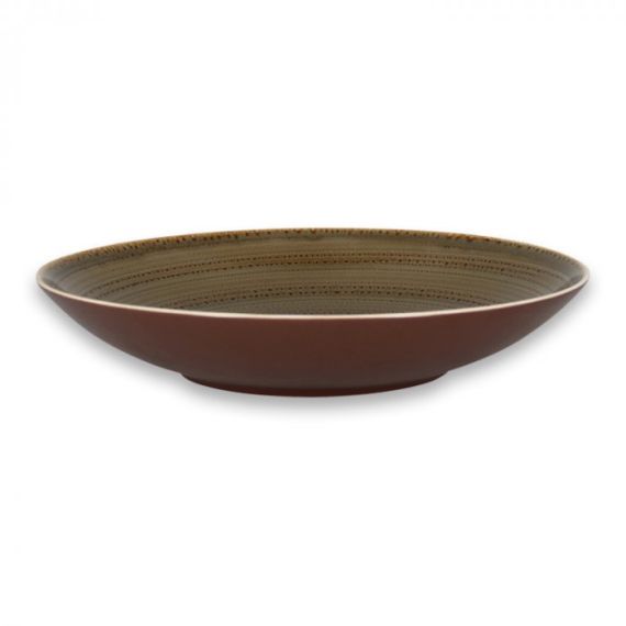 Тарелка "Coupe" круглая глубокая D 26 см, 1,2 л, Alga TWIRL, Rak Porcelain