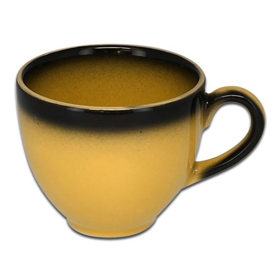 Чашка круглая желтая 230 мл, Lea, Rak Porcelain