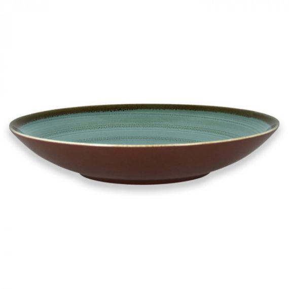 Тарелка "Coupe" круглая глубокая D 28 см, 1,25 л, Lagoon TWIRL, Rak Porcelain