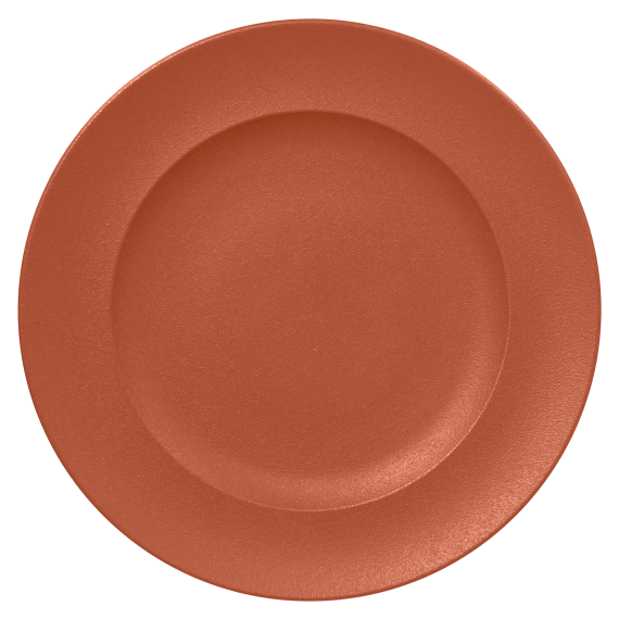 Тарелка круглая D 33 см, плоская, фарфор, NeoFusion Terra, цвет коричневый, Rak Porcelain