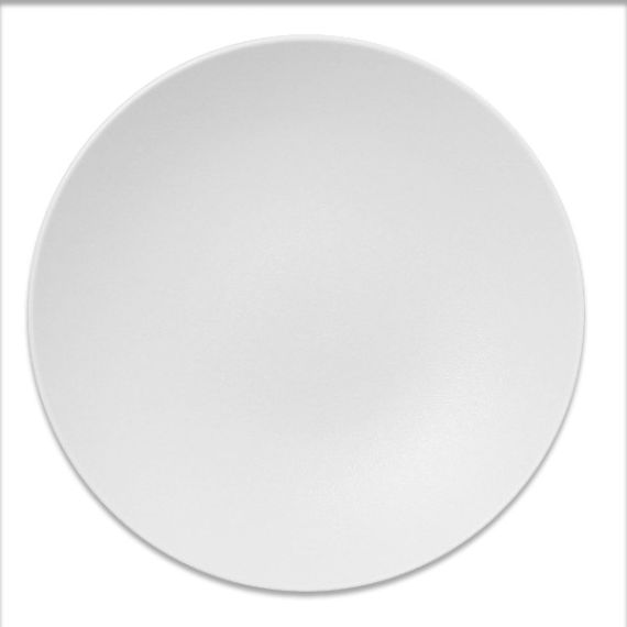 Тарелка "Coupe" круглая белая для подачи 1,2 л, NeoFusion Sand, Rak Porcelain