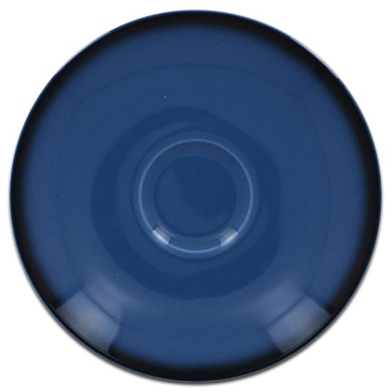 Блюдце круглое синее D 17 см, Lea, Rak Porcelain