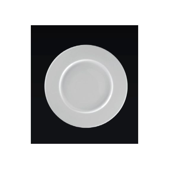 Тарелка с бортом круглая D 16 см, плоская, костяной фарфор, Fedra, Rak Porcelain