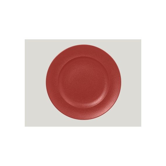 Тарелка круглая D 33 см, плоская, фарфор, NeoFusion Magma цвет красный, Rak Porcelain