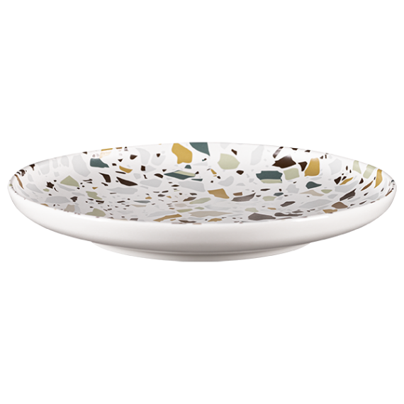 Тарелка круглая D 27 см, глубокая 1.5 л, фарфор, Kerrazzo, Rak Porcelain, изображение 3
