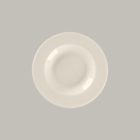 Тарелка глубокая d 28 см h 3.5 см 383 мл, костяной фарфор, Bravura, Rak Porcelain