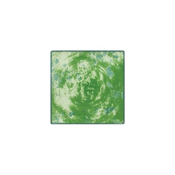 Блюдо квадратное 30*30 см, цвет зелёный, Peppery, Rak Porcelain