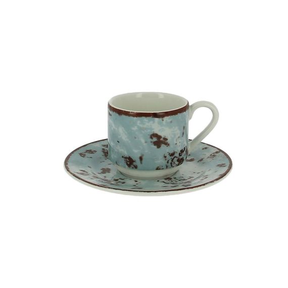 Блюдце круглое D 13 см, для чашки 90 мл, фарфор, Peppery, Rak Porcelain